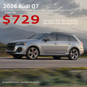 New 2026 Audi Q7 Special
